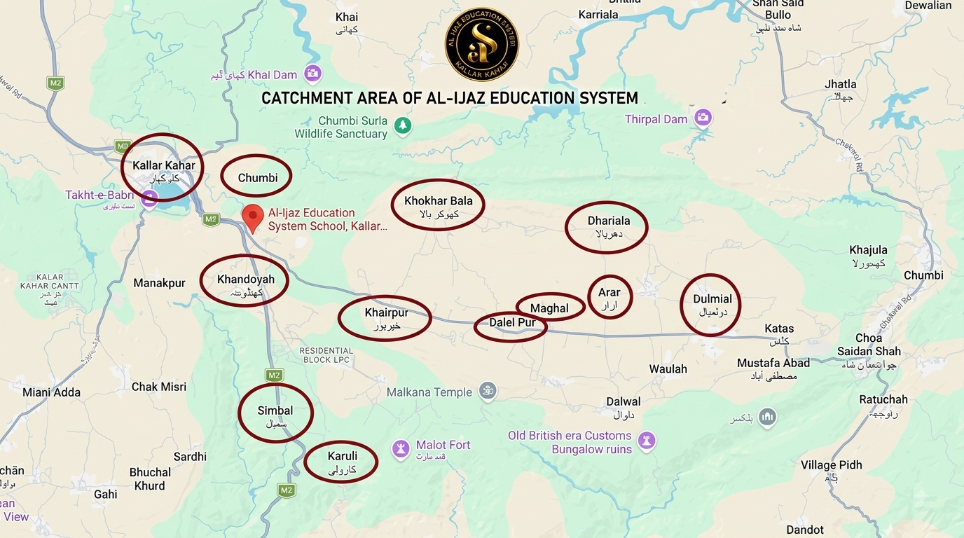 AES service area map